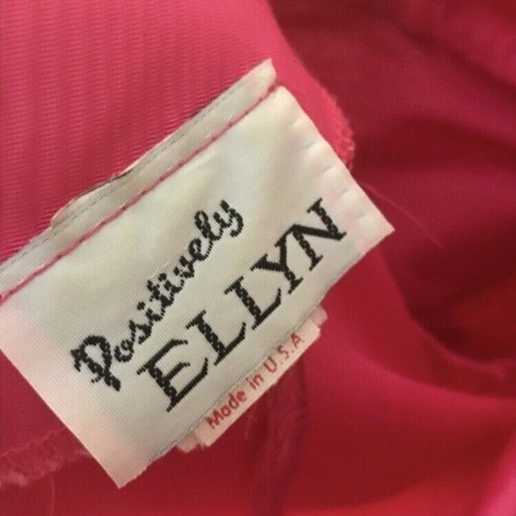 Vintage 80s Pink Taffeta Skirt Set Suit Small USA - Picture 7 of 7